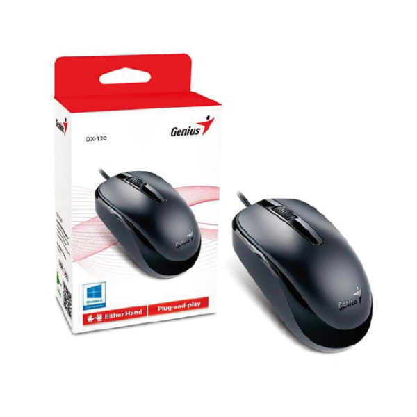 Mouse USB Genius DX-120 Color Negro