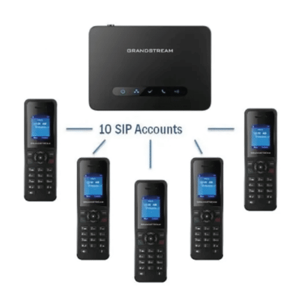 Telefono Ip Grandstream Dp720 Inalambrico 10 Sip Dect 6.0